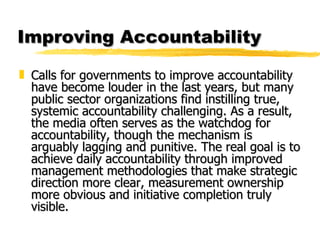 Performance Management in Public Sector | PPT