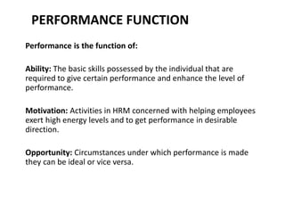 Performance management | PPTX