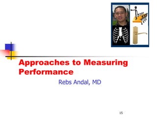 Approaches to Measuring PerformanceRebsAndal, MD15