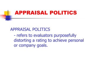 What are the types of Rating Errors?2. CONTRAST Errorwhen we compare individuals with oneanother instead of an objective standardWhat are the types of Rating Errors?3. Distributional Errors-are the result of a rater’s tendency to use only one part of the rating scale		-Leniency		-Strictness		-Central Tendency