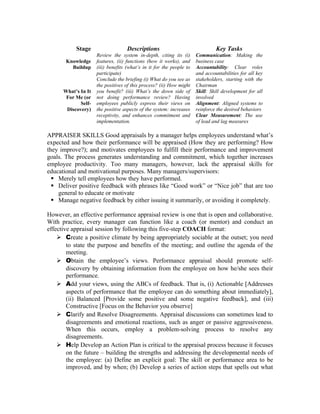 Performance management framework | PDF