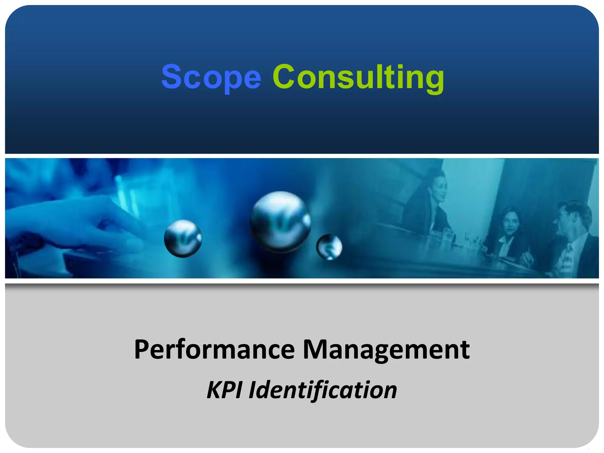 Performance ManagementKPI Identification