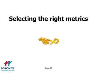 Selecting the right metrics

Page 17

 