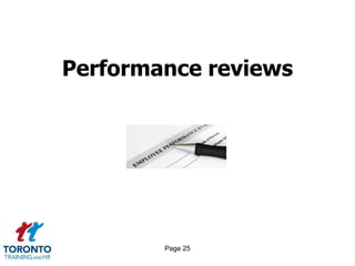 Performance reviews

Page 25

 