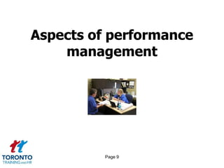 Aspects of performance
management

Page 9

 