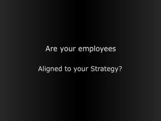 Are your employees  Aligned to your strategy 