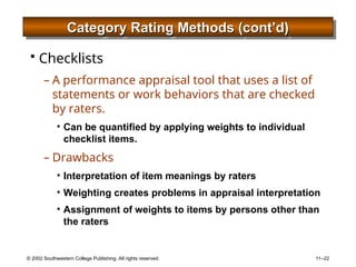 High Level Rater Statements Performance Management System - Mathis.ppt