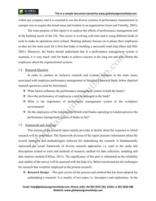 Sample Bank Performance Document Performance Management System in Bank Assignment Sample | PDF