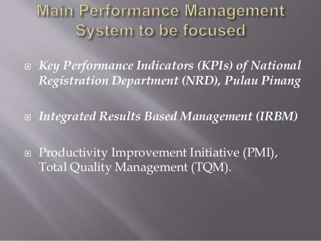 Thesis on performance management system