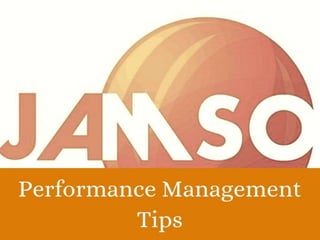 Performance Management Tips 