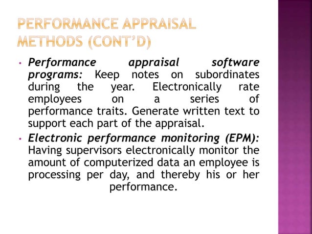Performance management & appraisal | PPT