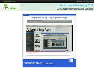 Performance Marketing 2012 - Marketing Online Mendoza Slide 41