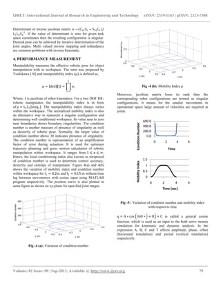 Performance measurement and dynamic analysis of two dof robotic arm ...