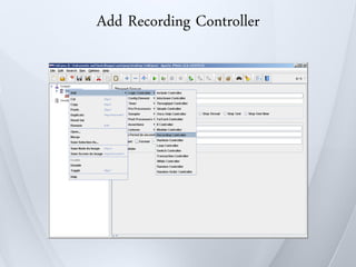 Add Recording Controller
 