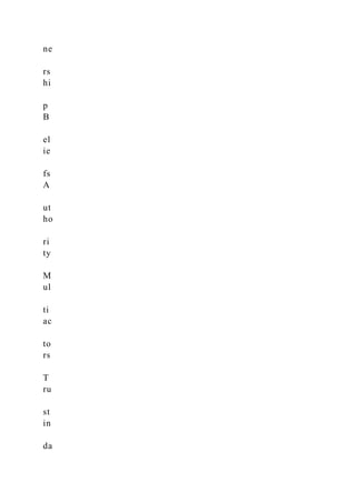 ne
rs
hi
p
B
el
ie
fs
A
ut
ho
ri
ty
M
ul
ti
ac
to
rs
T
ru
st
in
da
 