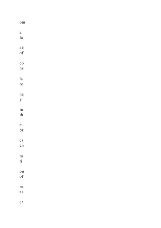 om
a
la
ck
of
co
ns
is
te
nc
y
in
th
e
pr
es
en
ta
ti
on
of
m
at
er
 