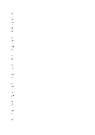 pl
ic
ab
il
it
y
in
ea
rl
y
li
fe
-c
ou
rs
e
an
al
ys
is
P
os
si
bl
 