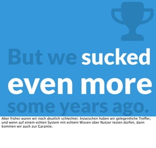 ?Warum der Talk?
Aber warum mache ich diesen Talk. Das hat eigentlich einen ganz einfachen Grund.
 