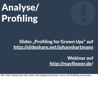 Real != Test
Identische
Ähnliche
Andere
Daten
Das gleiche gilt, wenn ich nicht auf die gleiche Datenbasis zurückgreifen kann, oder nicht auf
eine ähnliche. Auch in diesem Fall sind meinte Testaussagen nicht tauglich, weil ich nicht die
gleichen Ressourcen habe. Learning von uns: Testdatenerzeugung ist immer Major Pain und
deutlich Aufwand, aber meist führt kein Weg drumherum.
 