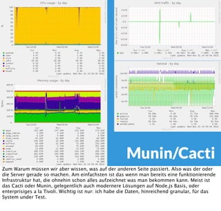 4Summary Report
Die einfachste Variante der Beobachtung der der Summary Report, mit dem man diese Werte
erfährt - Fehler in Prozent, der Rest in Zeit mit Durchsatz, Mittelwert, Minimum/Maximum
und Standardabweichung.
 