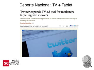 Deporte Nacional: TV + Tablet
 