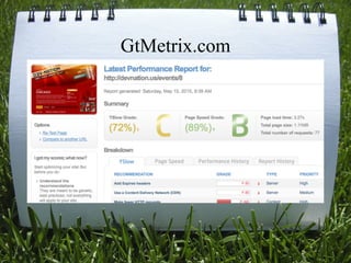 GtMetrix.com




               21
 