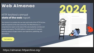 https://almanac.httparchive.org/
 