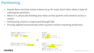 Performance Optimizations in Apache Impala | PPTX