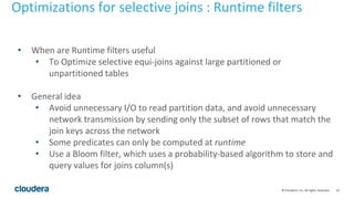 Performance Optimizations in Apache Impala | PPTX