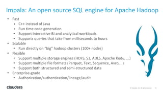Performance Optimizations in Apache Impala | PPTX