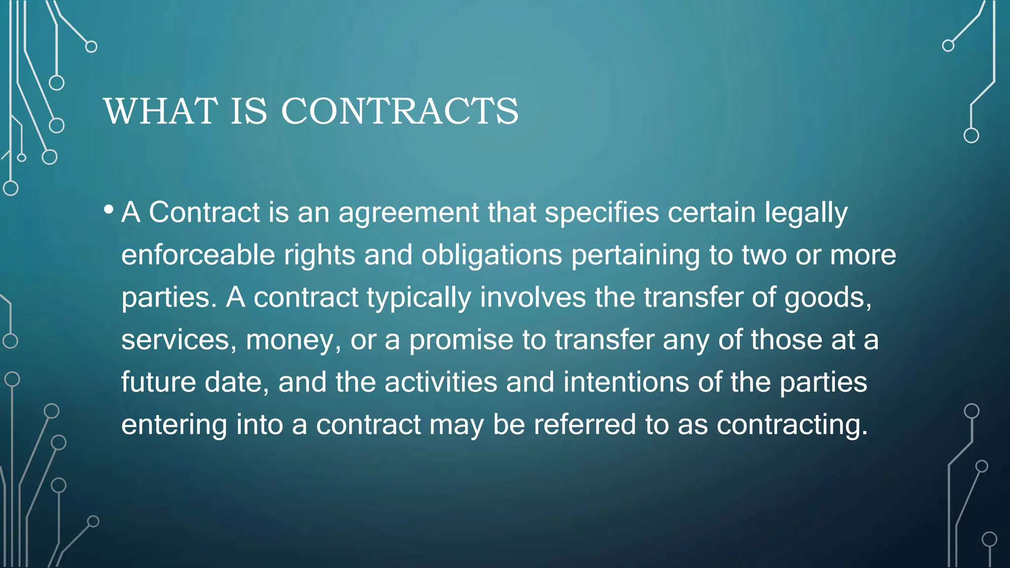 Performance of contract-1 law presentation | PPTX