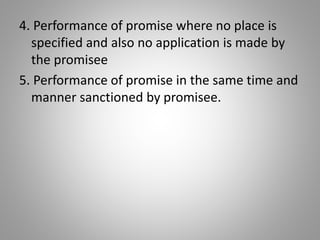 Performance of contract | PPTX