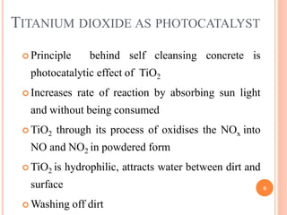 Performance of selfcleaning concrete | PDF