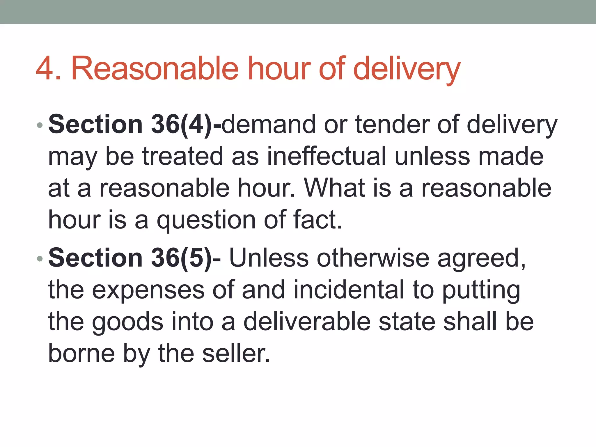 Performance of the contract3