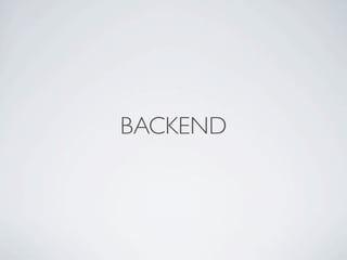 BACKEND
 