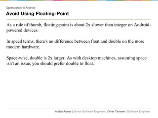 Performance optimization for Android | PDF