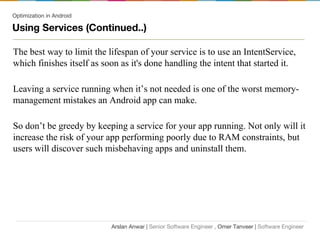 Performance optimization for Android | PDF
