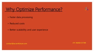 Performance Optimization in Databricks . | PDF