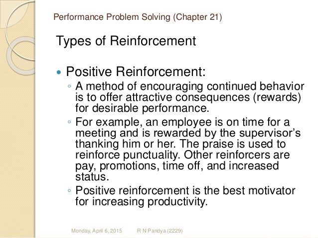 Performance problem solving