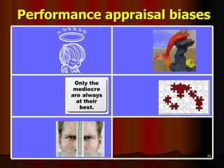 Performance appraisal biases 