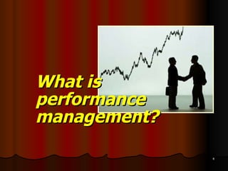 What is performance management? 