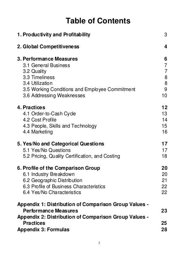 sample business report