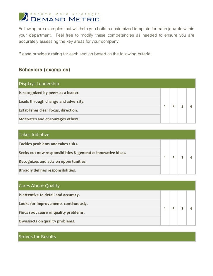 performance review templates free