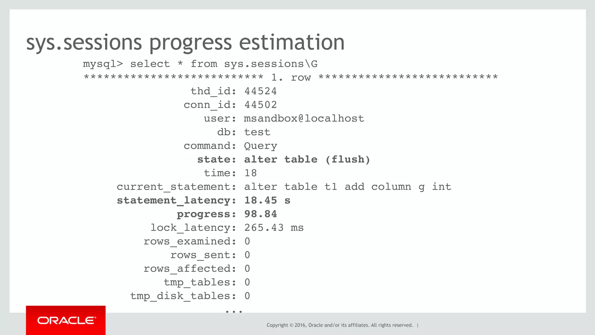 Performance schema and sys schema | PDF