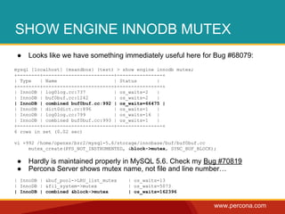 Sql Mutex Performance schema in_my_sql_5.6_pluk2013 | PDF