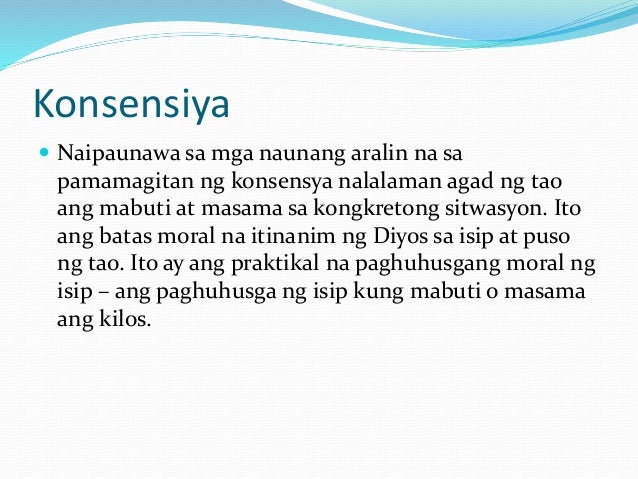 Konsensya Esp Kahulugan Ng Konsensya Grade 7 - Mobile Legends