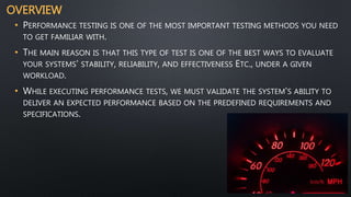 An Introduction to Performance Testing | PPTX