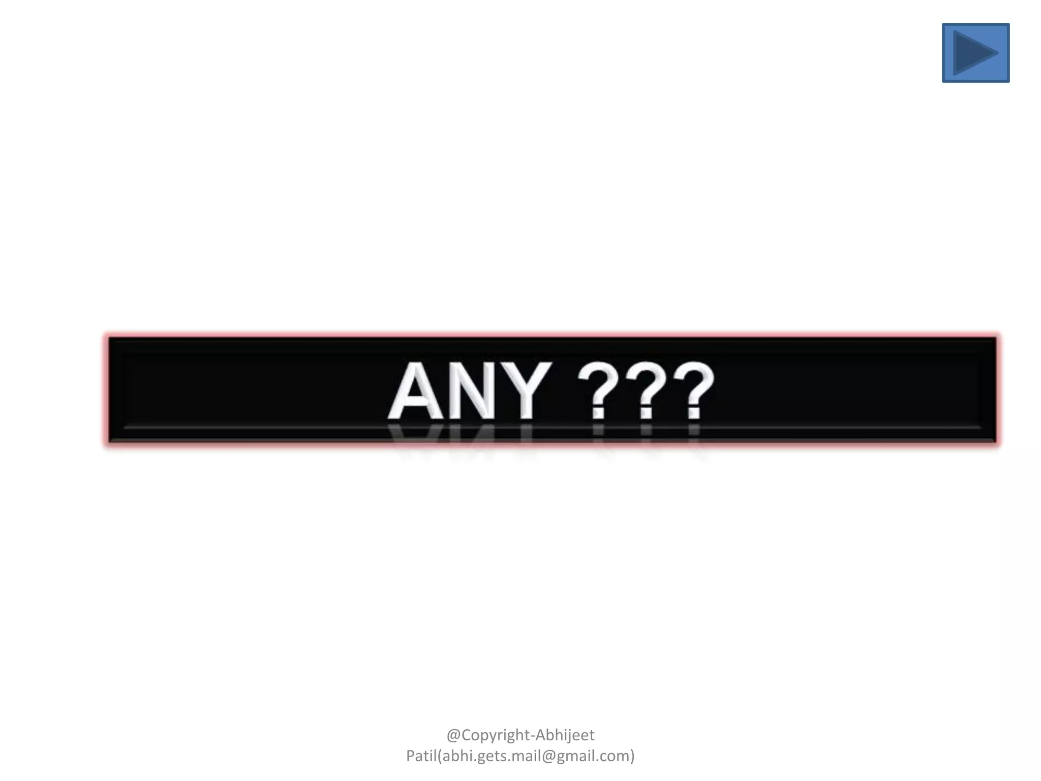 @Copyright-Abhijeet
Patil(abhi.gets.mail@gmail.com)
 