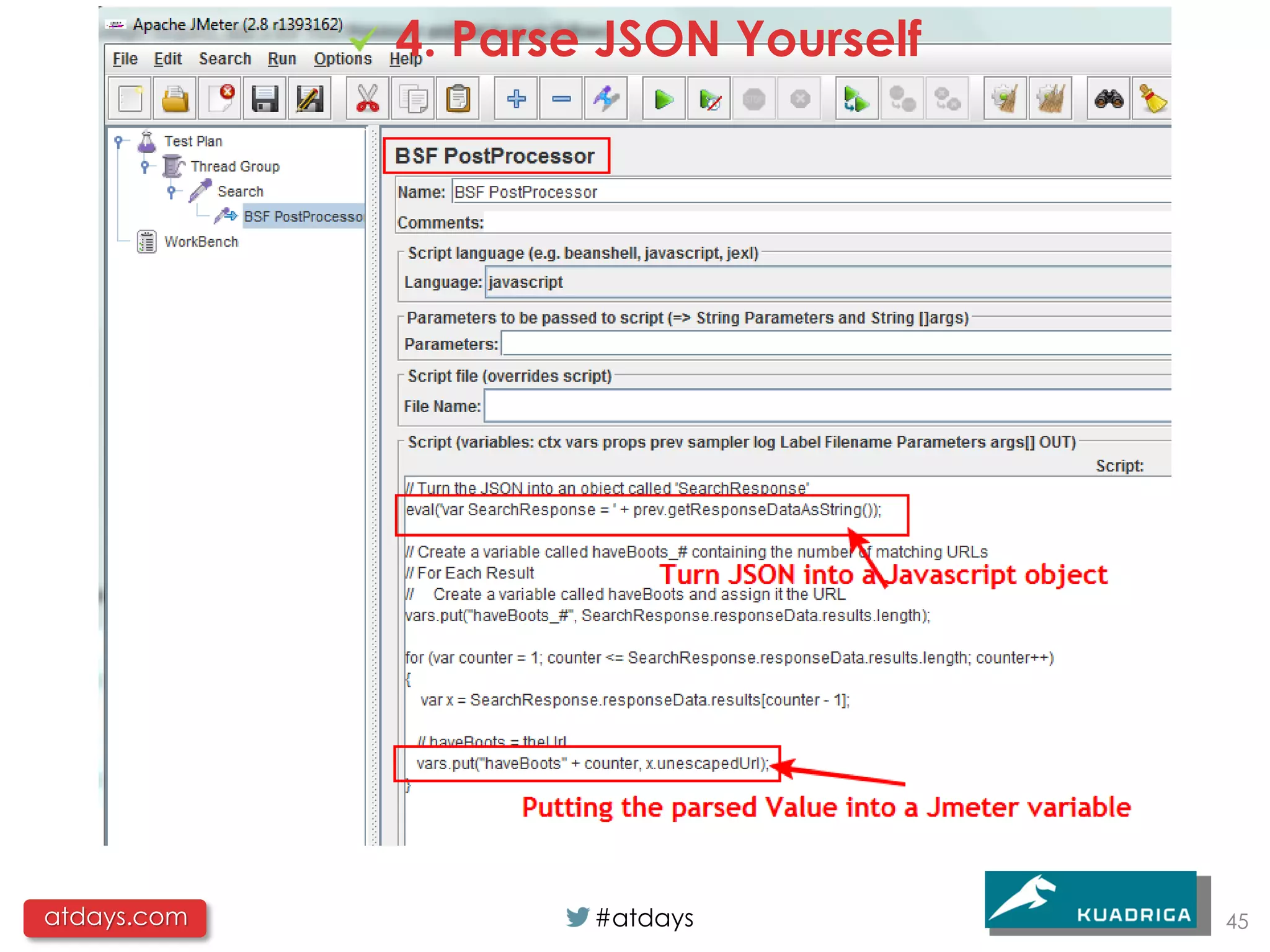 4. Parse JSON Yourself




atdays.com           #atdays          45
 