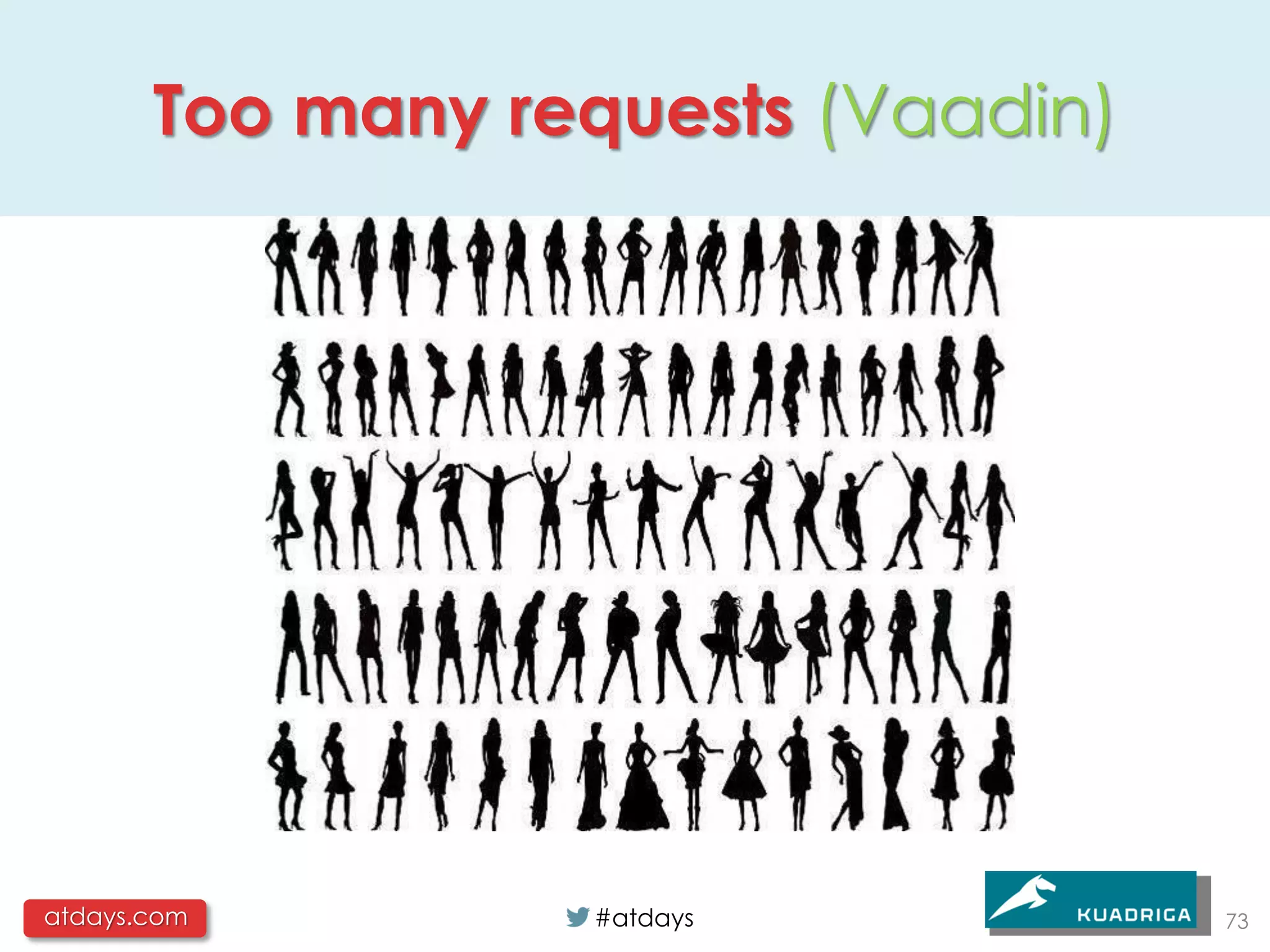 Too many requests (Vaadin)




atdays.com        #atdays           73
 